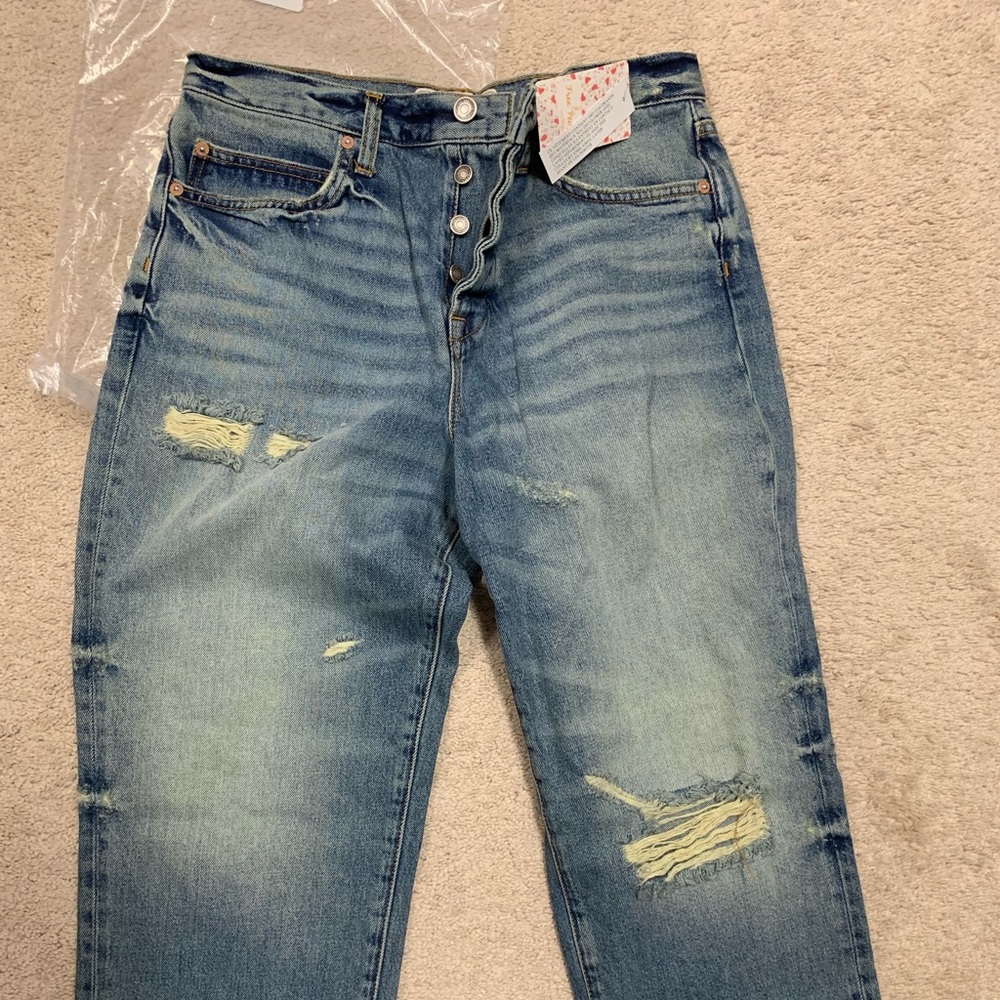 Free People Crop Jeans